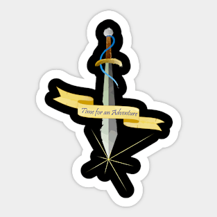 Time for an adventure Sticker